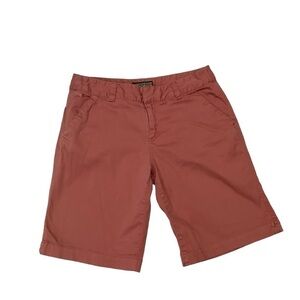 Mountain Khakis Lake Lodge Cotton Short Sz 10 Red Pink Salmon Hiking Outdoors